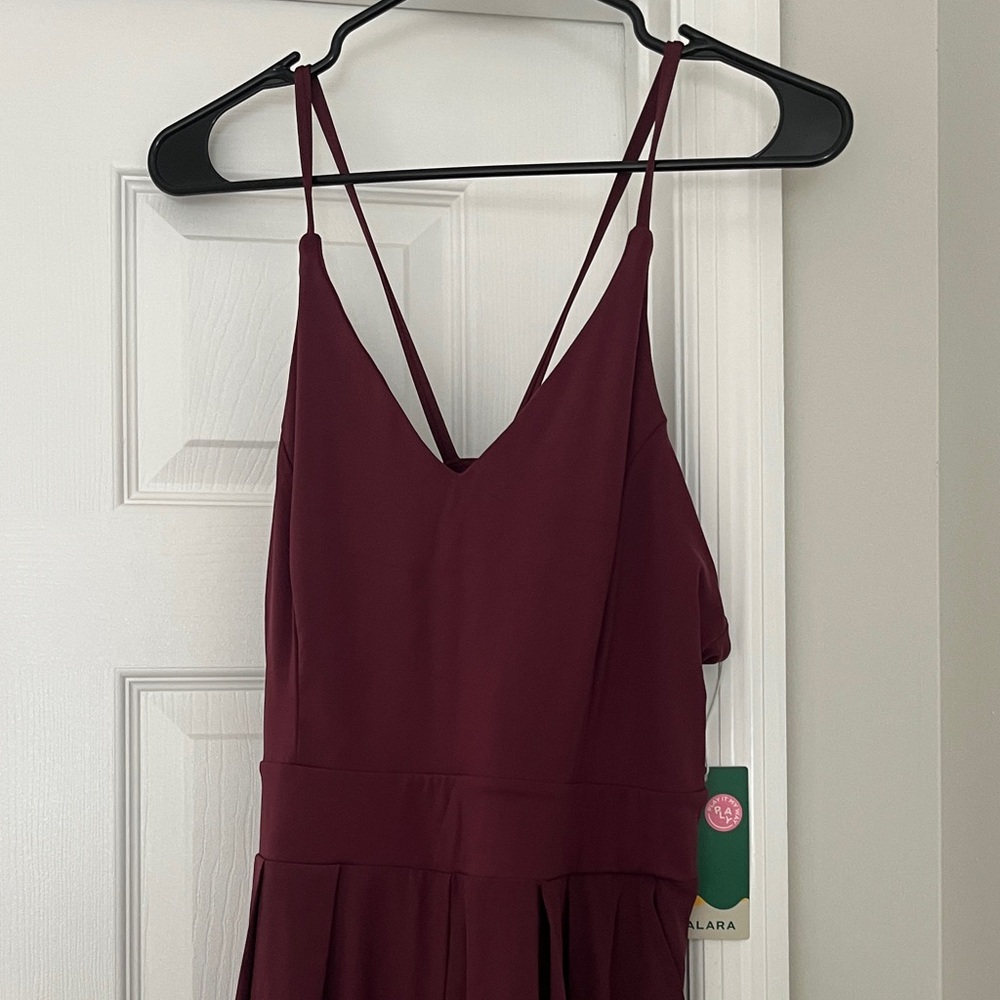 HALARA Burgundy Jumpsuit